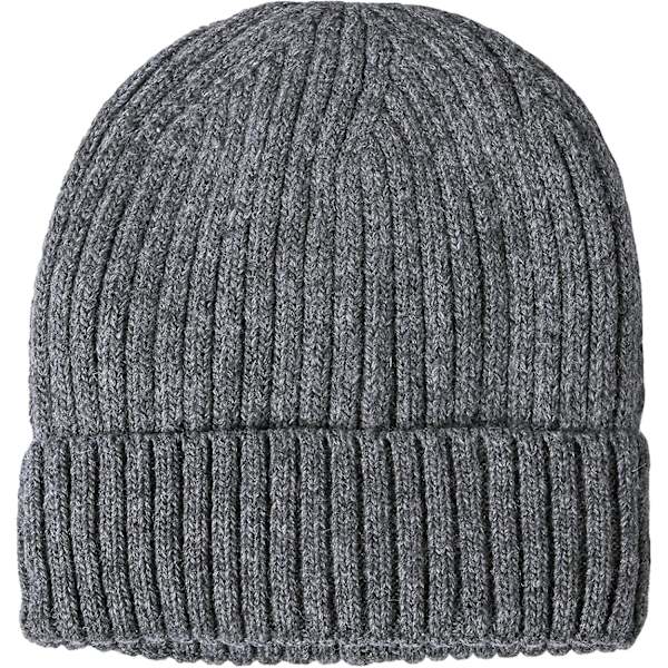 Ullvinterhattar för män, stickad mössa, varm, baggy mössa mörkgrå Dark Gray