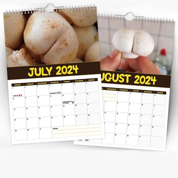 2024 Världens Största Svampkalender Väggkalender Hängande