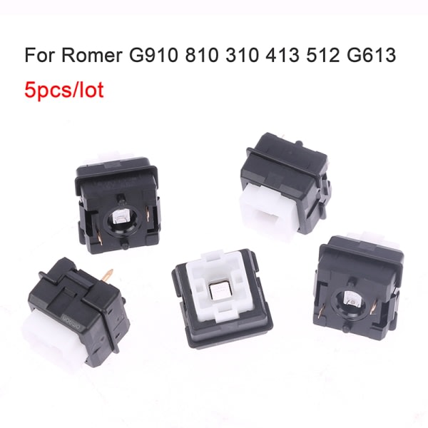 5Pcs Switch For Logitech G910 G810 G310 G413 G512 G613 Mechanic