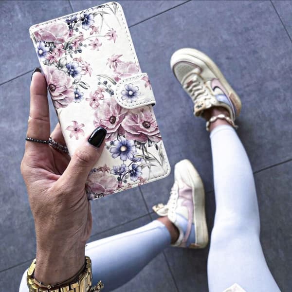 Tech-Protect Galaxy A55 5G Etui Læder Blomst Fl
