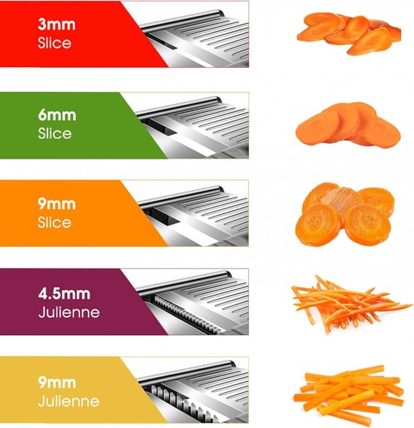 Luksuriøs grønnsakskutter M&oline rustfritt stål - M&oline kutter - M&oline grønnsakskutter