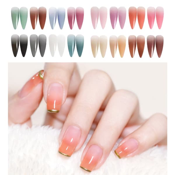 Gradient Pink Nail Art Magic Mirror Pulver - 16 farver A