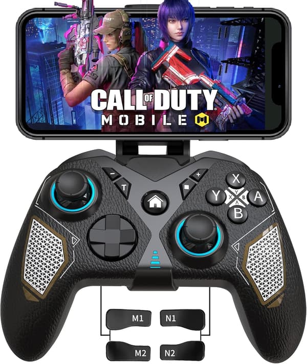 T3 2.4G PC-controller, trådløs spilcontroller til Android med Turbo og dobbelte motorer, spilcontroller til Android TV/TV-boks