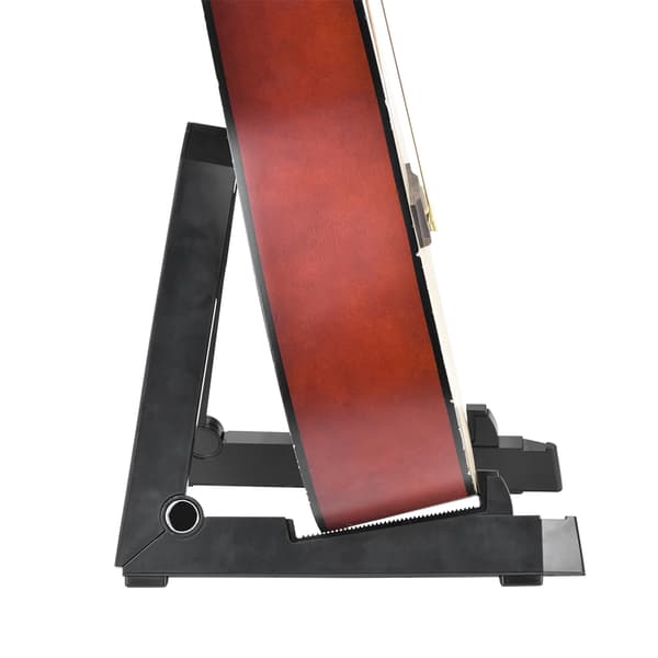 Bärbart gitarrställ Dubbelt hopfällbart ABS-plast Musikinstrumenttillbehör 0.2