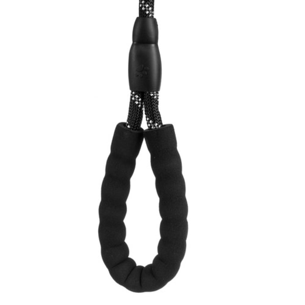 Hundkoppel med Reflex / Koppel för Hundar - 3m Black Svart