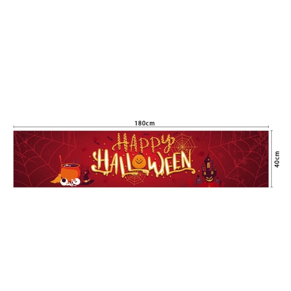 180CMx40CM Ny Halloween Banner Bakgrund Spökfestival 1