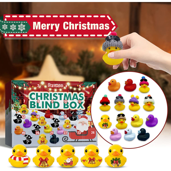 24 Rubber Ducks Adventskalender 2022 Julklappar för barn f2ea | Dcuk |  Fyndiq