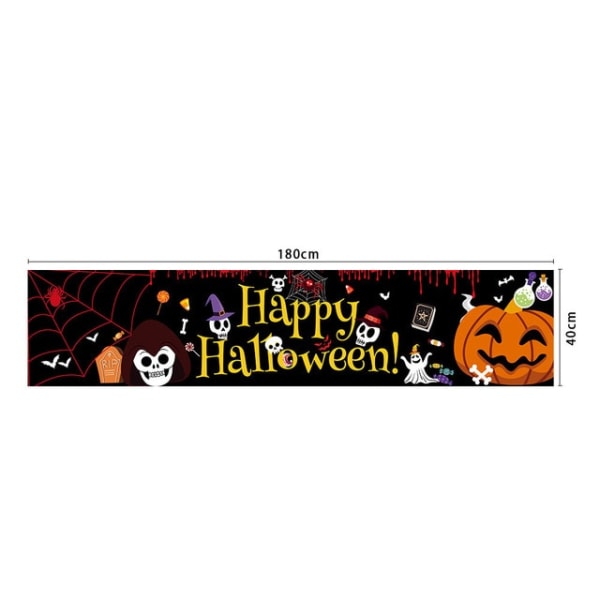 180CMx40CM Ny Halloween Banner Bakgrund Spökfestival 1
