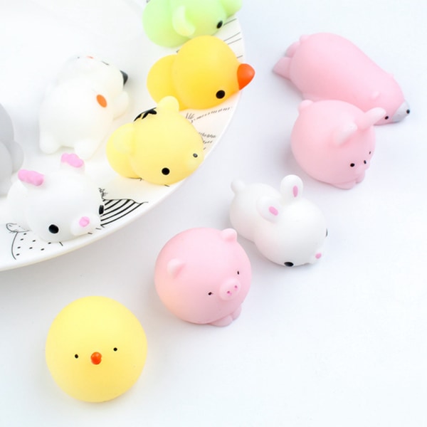 5PCS Mochi Toys Animal Party för barnleksaker flerfärgad 5