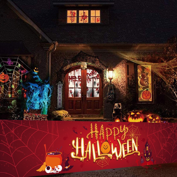 180CMx40CM Ny Halloween Banner Bakgrund Spökfestival 1