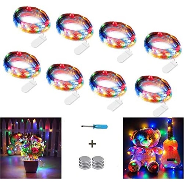 NEXVIN Batteri Fairy Lights Batteridrivna String Lights multicolor