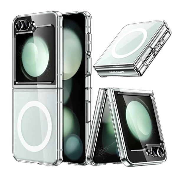 Galaxy Z Flip 5 Magsafe Mobilskal Genomskinligt transparent