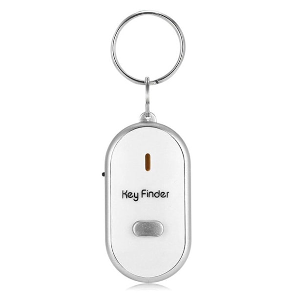 Key Finder Key Finder med fløytefunksjon Hvit hvit