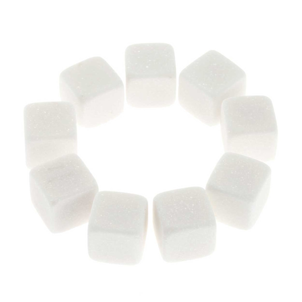 9-pack Natural Whisky Rains - Ice Cubes of Stone White hvid