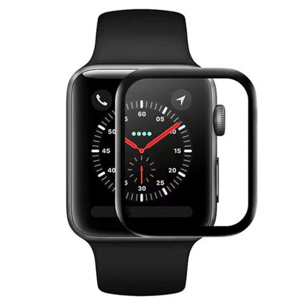 Apple Watch 7/8 45mm skærmbeskyttelse 3D -kurveskærmbeskyttelse sort