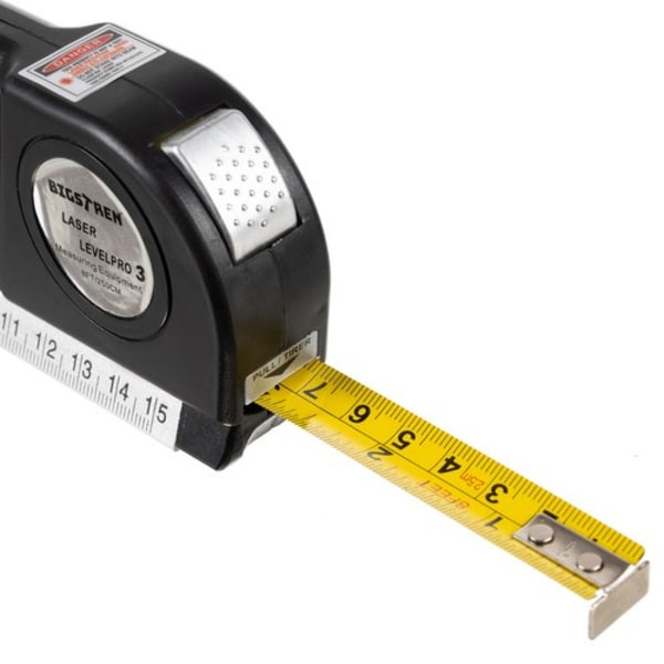 Tasoita laserilla | Laservesivaaka sisäänrakennetulla mittanauhalla 250 cm