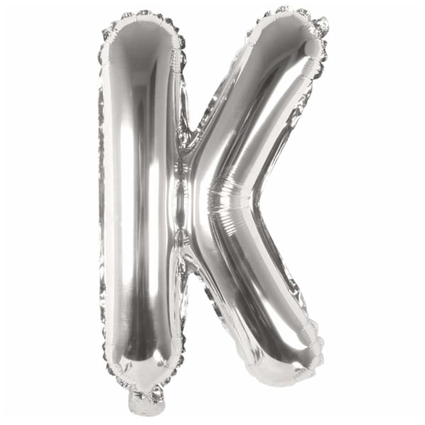 Brev ballong sølv 80 cm stor K