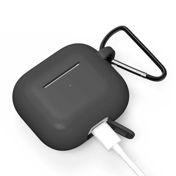 AirPods 3 Case Shock -Granted beskyttelsesveske silikon svart svart