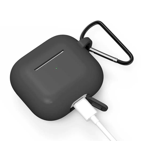 AirPods 3 Case Shock -Granted Protective Case Silicone Black sort