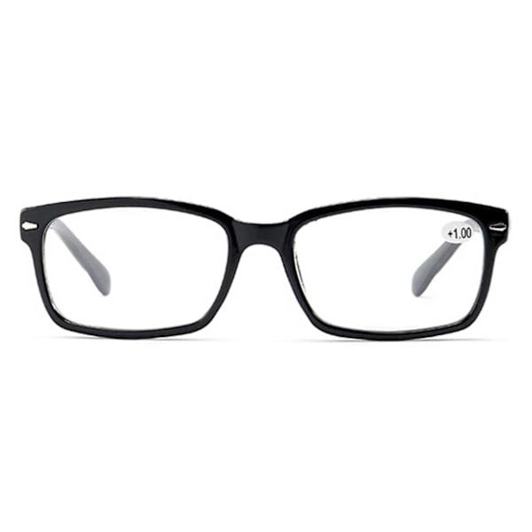 Slim Black Reading Glasses Strength 1,0 Briller sort