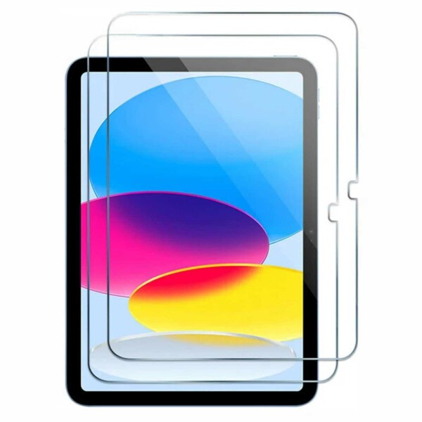 2-Pack iPad 10 10.9 "Omfattende skærmbeskytter gennemsigtig