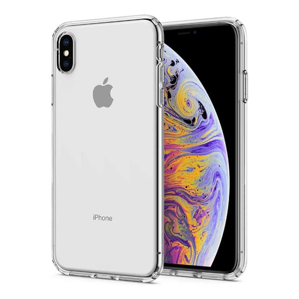 Ohut läpikuultava matkapuhelin iPhone XS läpinäkyvä läpinäkyvä