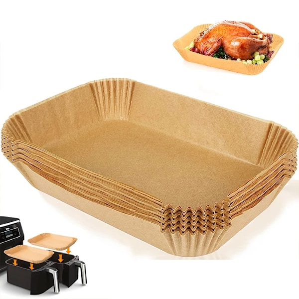 100 kpl Ninja Airfryer Paperi 22x14cm ruskea