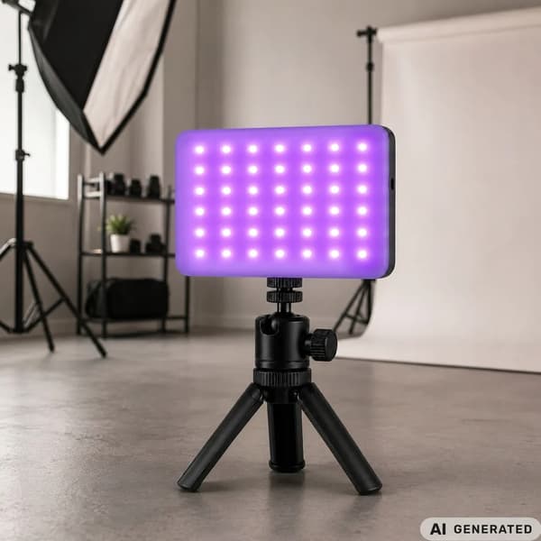 Mini RGB-W LED Videolys 138 LED 2700-6500K for Foto