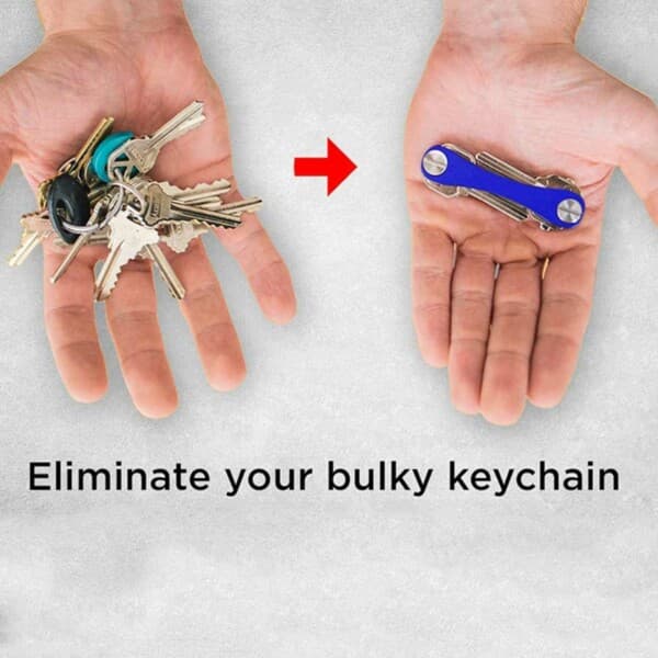 Key Organizer Nyckelhållare Nyckelring Svart svart