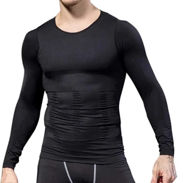 Langærmet Shaping Posture Shirt T-shirt Better Posture Black XL XL