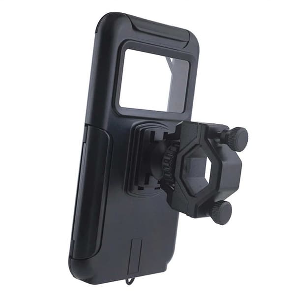 Mobile Holder Bicycle - Vanntett sykkelpose Mobile 5.5-7.4 ” svart