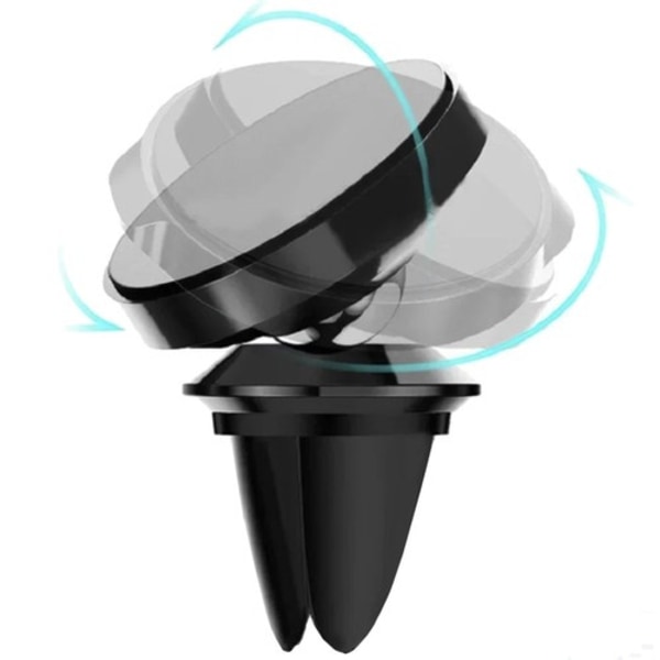 Magnetisk mobiltelefonholder for bilventilasjonsgitter