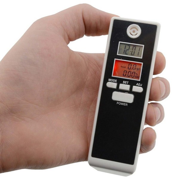 Profesjonell alkometer svart
