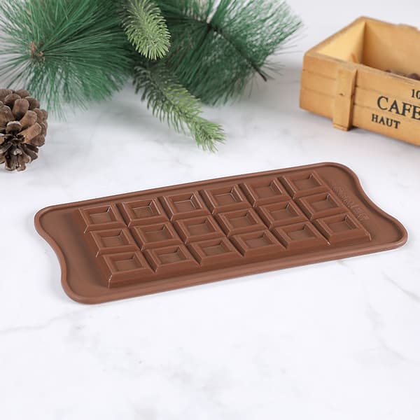 Chokladform DIY Chokladkaka 18 Bitar Silikonform