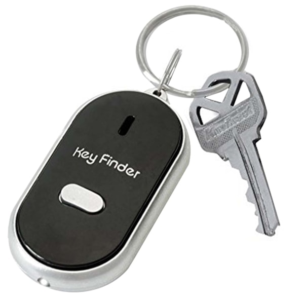 Nyckelhittare Key Finder med Visselfunktion Svart svart