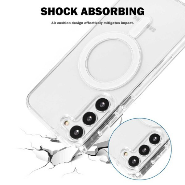 Galaxy S23 Magsafe Mobile Shell Transparent gjennomsiktig
