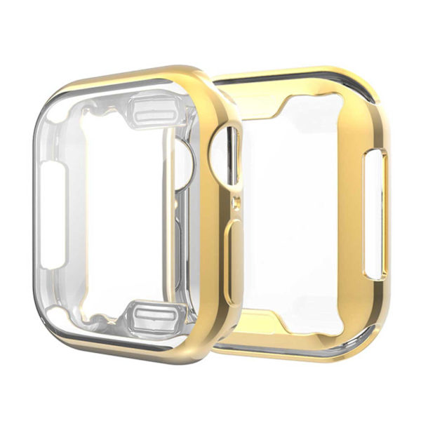 Apple Watch 7 41mm Skal Case Skärmskydd Guld guld