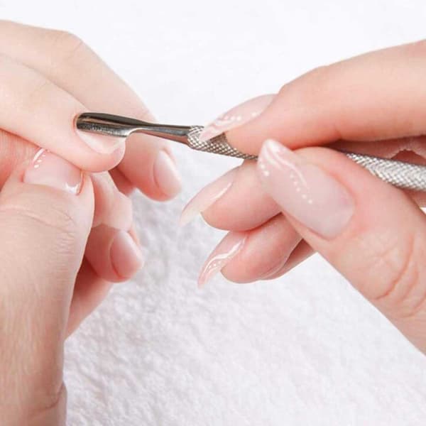 Cuttle Band Shit - Cuticle Saks og Cuticle Pusher sølv