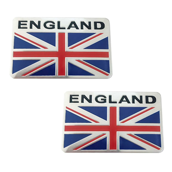 Englannin Yhdistynyt kuningaskunta Benekal 3D-tarra auto 2-pack monivärinen