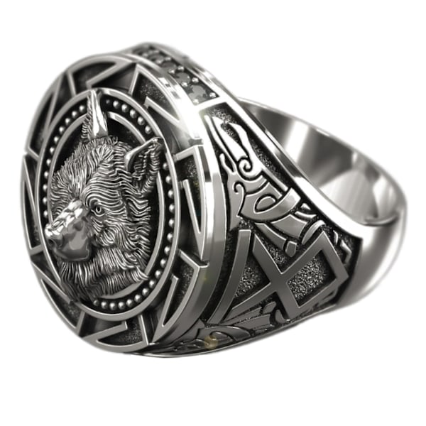 Sormus Wolf Viking Herr Silverin kanssa 10