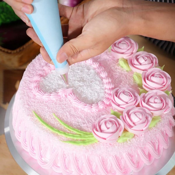 Tyllset - 24st Spritstyllar, Spritspåse Koppling - Cake Tool vit