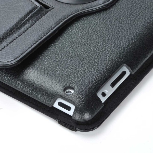 iPad Air 13" (M2) 360° Smart Cover Case PU-læder Sort sort