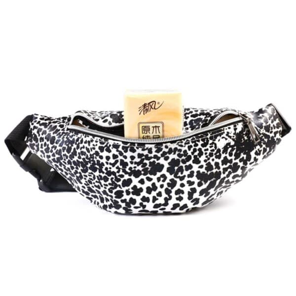 Taistpose Magbag Cross Body Bum Bag Leopard sort