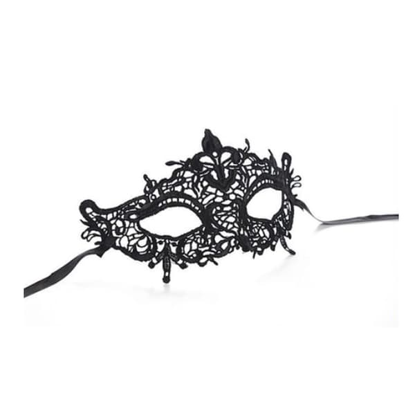 Venetsian silmämaski pitsi - pitsi naamioitu Halloween musta