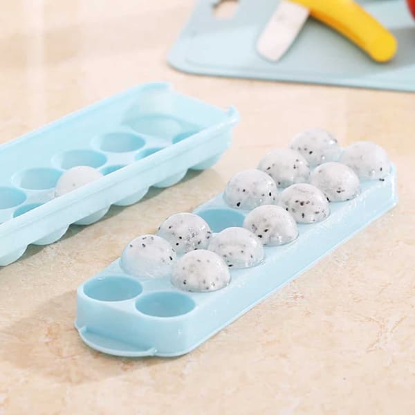 ISFORM TIL RUND ICUBER ICE-BALLS ICE CUBE Formulerer plastik flerfarvet