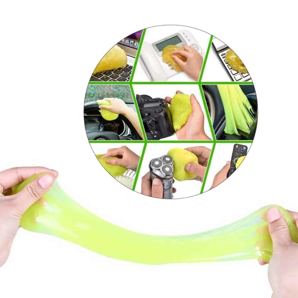 Rengöringsgel - Rengörings Slime Tangentbord - Tar bort smuts grön