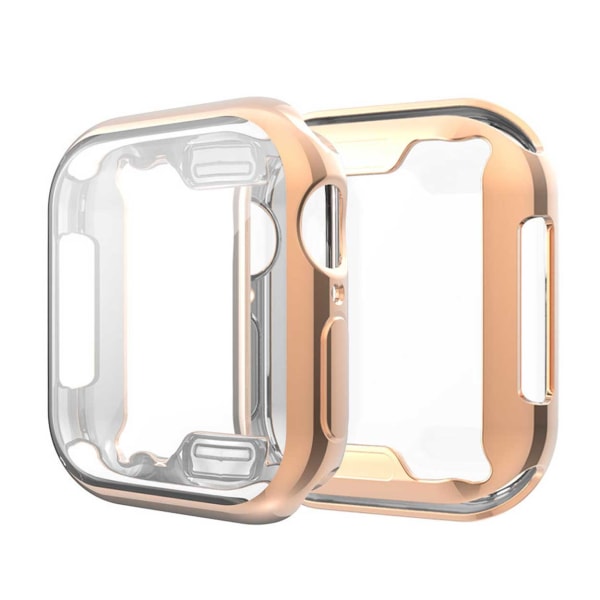 Apple Watch 7 41 mm Skall -kotelon näytönsuojaus ruusukulta