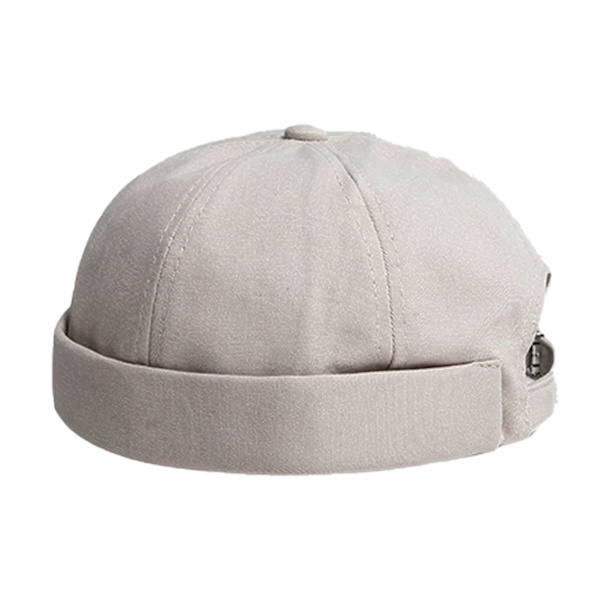 Miki Hat Caps Rolled Screen Hat Beanie Docker Soutar Mot - Beige beige