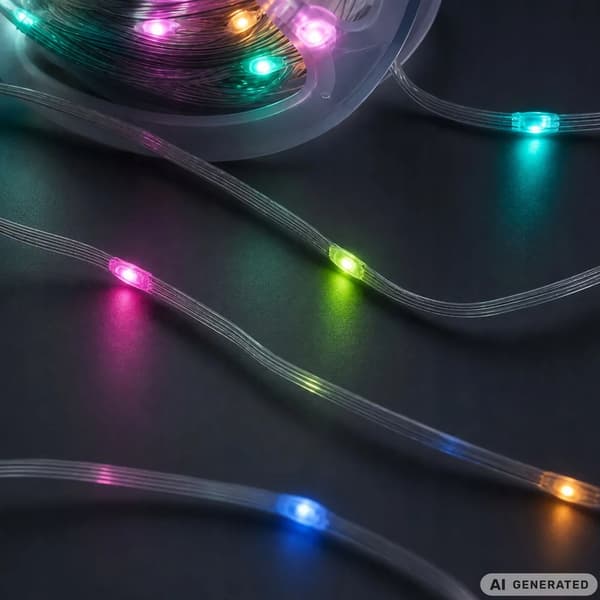 LED Strip RGB 5m USB med Fjärrkontroll, App och Musiksynk