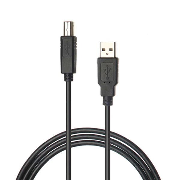 USB 2.0 Kabel Type A Mann - Type B Mann 1,5M skriverkabel Svart svart